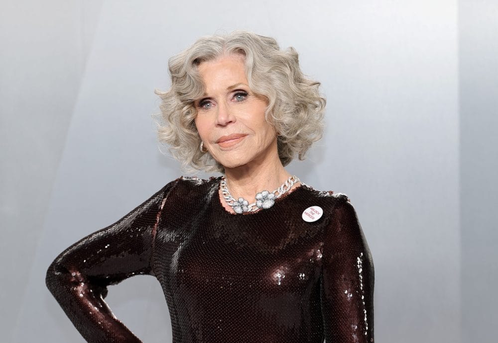 LOS ANGELES, CALIFORNIA - MARCH 15: Jane Fonda attends the 2026 Vanity Fair Oscar Party Hosted By Mark Guiducci at Los Angeles County Museum of Art on March 15, 2026 in Los Angeles, California. (Photo by Neilson Barnard/Getty Images)
