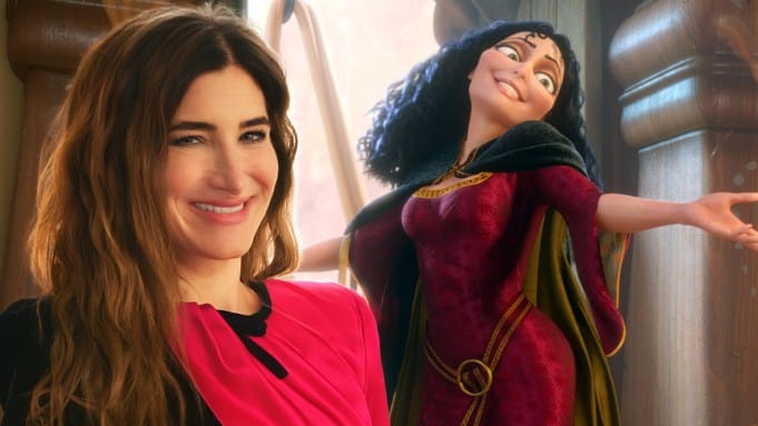 Kathryn Hahn and Mother Gothel from 'Tangled'