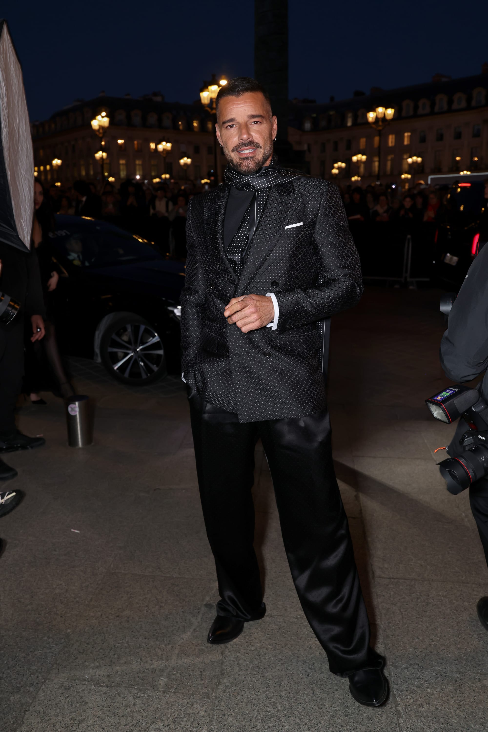Ricky Martin at the Tom Ford show