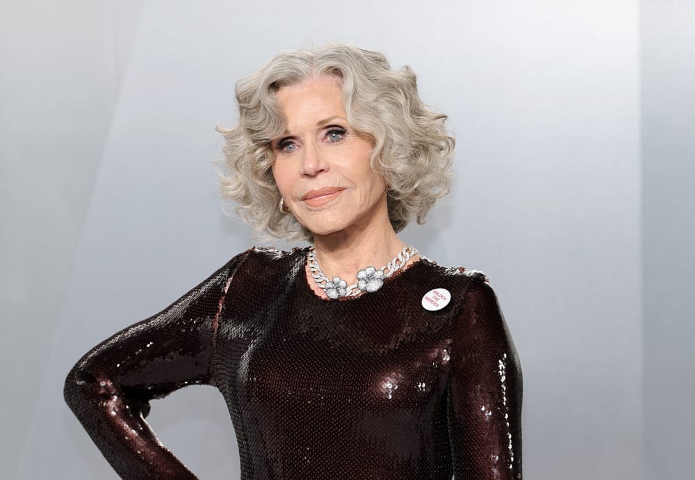 Jane Fonda Wore Her Opposition to the Paramount-Warner Bros. Merger on the Red Carpet—Hollywood's Consolidation Fight Just Went Public