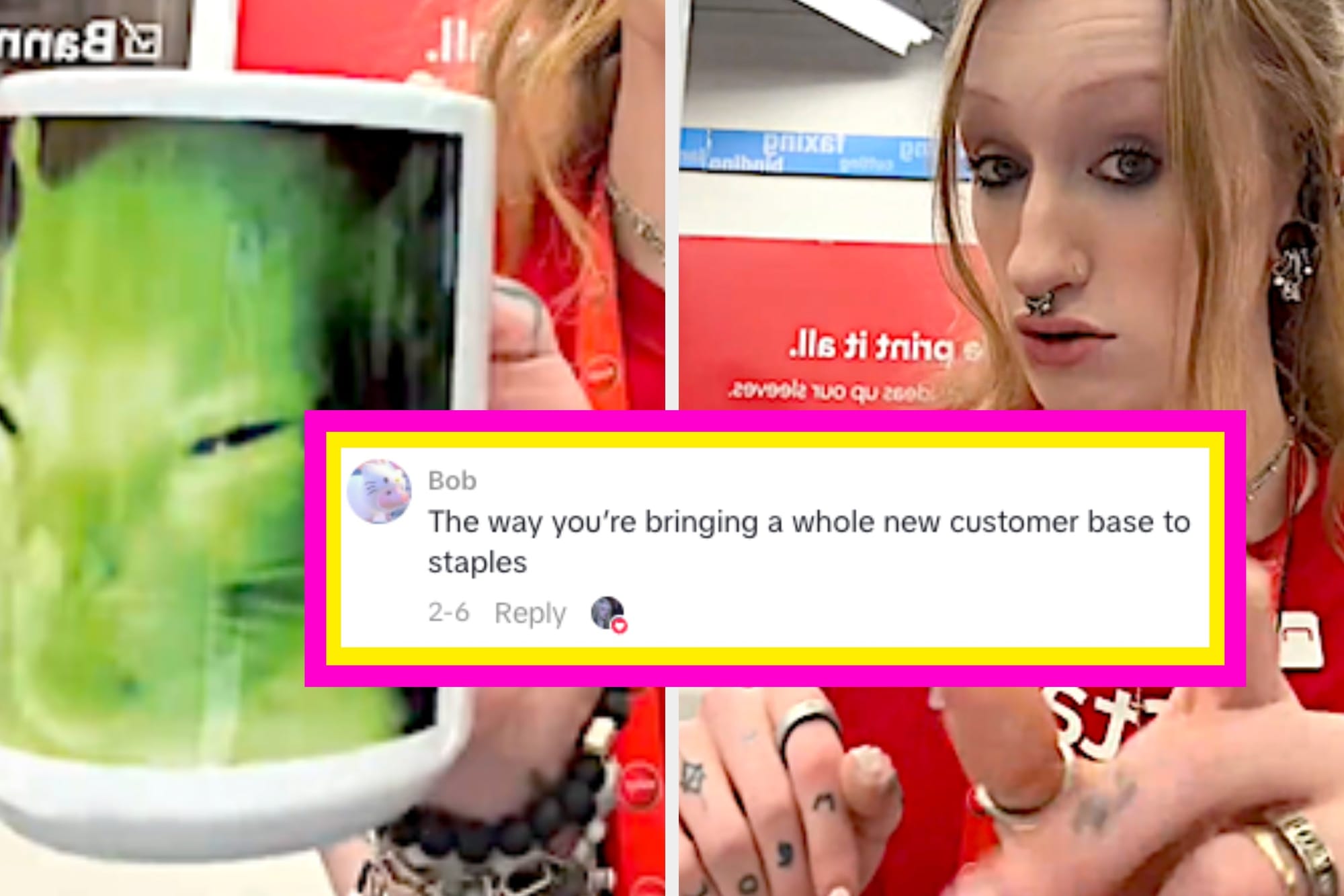 The Staples Baddie Went Viral. The Trap Is Already Set.